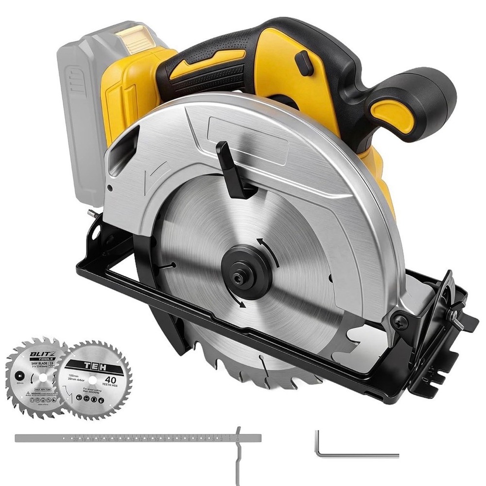Cordless Circular Saw for DEWALT 20V MAX Battery, 7-1/4 Inch Brushless Power Cir